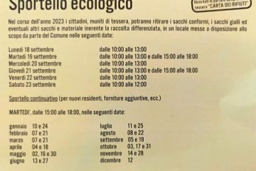 DISTRIBUZIONE SACCHI CONFORMI ANNO 2023